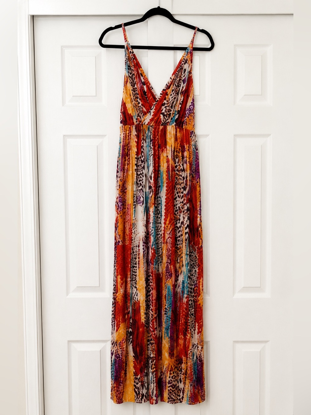 EUC Multicolor Tribal Maxi Dress